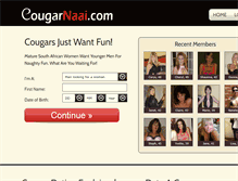 Tablet Screenshot of cougarnaai.com